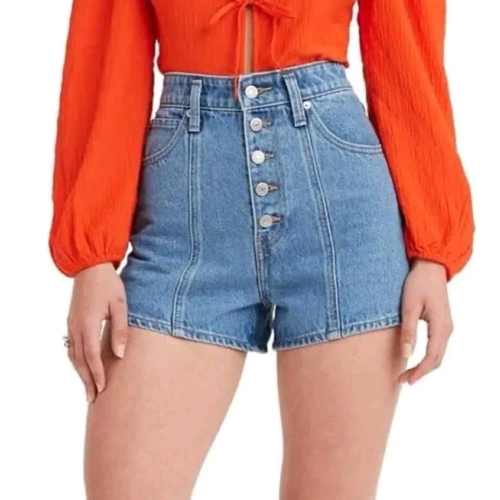 Levi’s High Waisted Mom Denim Shorts - Picture 12 of 12